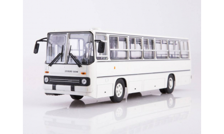 Автобус Ikarus-260 белый, масштабная модель, Советский Автобус, 1:43, 1/43