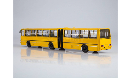 Автобус Ikarus-280 жёлтый с белыми дверьми, масштабная модель, Советский Автобус, 1:43, 1/43