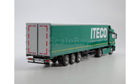 КАМАЗ-5490 с полуприцепом НЕФАЗ-93341, масштабная модель, ПАО КАМАЗ, 1:43, 1/43