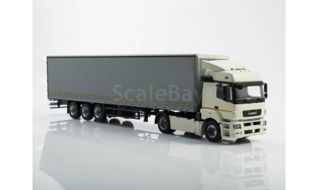 КАМАЗ-5490 с полуприцепом НЕФАЗ-93341, масштабная модель, ПАО КАМАЗ, scale43