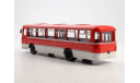 Автобус ЛиАЗ-677М красный СОВА, масштабная модель, Советский Автобус, 1:43, 1/43