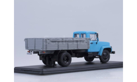 Горький-3307 (двигатель ЗМЗ-513) дерев. борт (голубой-серый), масштабная модель, Start Scale Models (SSM), scale43