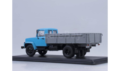 Горький-3307 (двигатель ЗМЗ-513) дерев. борт (голубой-серый), масштабная модель, Start Scale Models (SSM), scale43