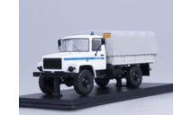 Горький-3308 4х4 бортовой с тентом, Милиция, масштабная модель, Start Scale Models (SSM), 1:43, 1/43