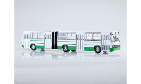 Автобус Ikarus-280.33 бело-зеленый СОВА, масштабная модель, Советский Автобус, 1:43, 1/43