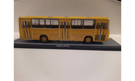 Автобус Икарус 260.01 жёлтый без маршрута, масштабная модель, Ikarus, DEMPRICE, scale43