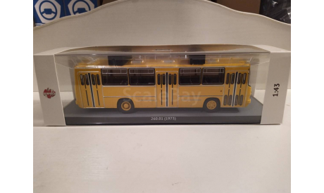Автобус Икарус 260.01 жёлтый без маршрута, масштабная модель, Ikarus, DEMPRICE, scale43