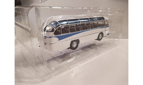 Автобус ЛАЗ-697Е белый мускари, масштабная модель, DEMPRICE, scale43