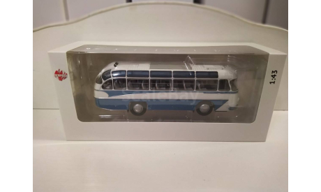 Автобус ЛАЗ-697Е синий регата, масштабная модель, DEMPRICE, scale43