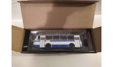 Автобус ЛАЗ-695Н бело-синий, масштабная модель, Classicbus, 1:43, 1/43