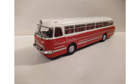 Автобус Икарус 55.14 ализариновый, масштабная модель, Ikarus, DEMPRICE, 1:43, 1/43