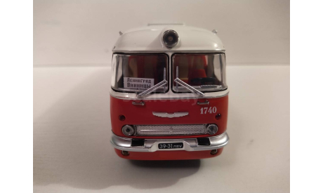 Автобус Икарус 55.14 ализариновый, масштабная модель, Ikarus, DEMPRICE, 1:43, 1/43
