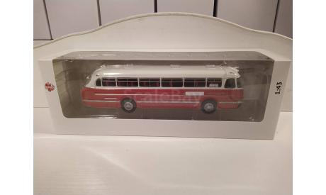 Автобус Икарус 55.14 ализариновый, масштабная модель, Ikarus, DEMPRICE, 1:43, 1/43