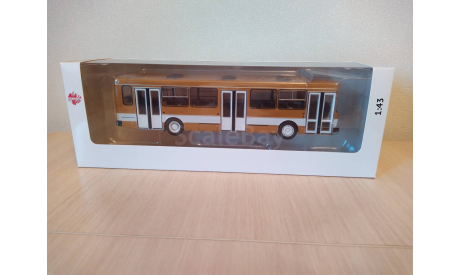 ЛиАЗ-5256 турмалин желто-белый, масштабная модель, DEMPRICE, scale43