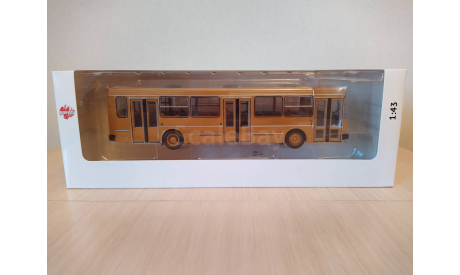 ЛиАЗ-5256 жёлтый циркон, масштабная модель, DEMPRICE, scale43