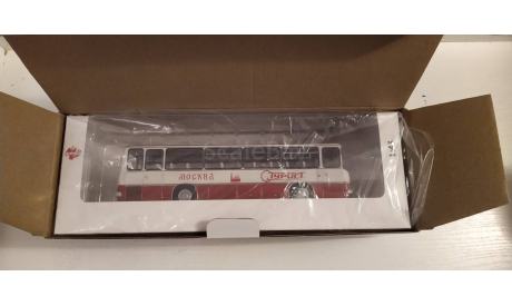 Икарус-255.70 бело-красный, масштабная модель, Ikarus, DEMPRICE, scale43