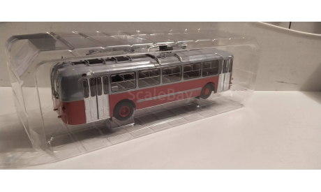 Троллейбус ЗИУ-5 красный, масштабная модель, DEMPRICE, scale43