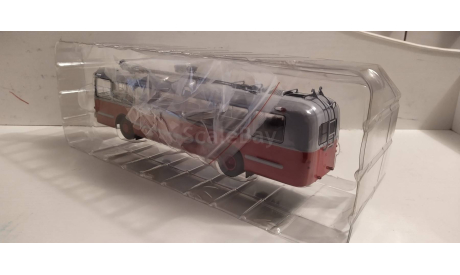 Троллейбус ЗИУ-5 красный, масштабная модель, DEMPRICE, scale43