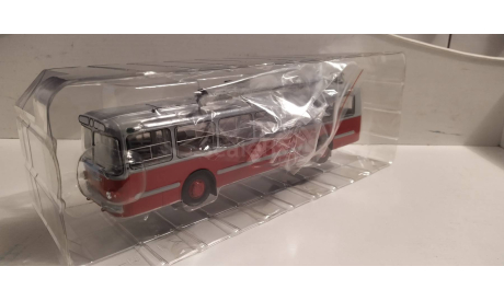 Троллейбус ЗИУ-5 красный, масштабная модель, DEMPRICE, scale43
