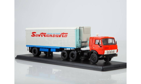 КАМАЗ-54112 с полуприцепом Alka N12CH Sovtransavto, масштабная модель, Start Scale Models (SSM), 1:43, 1/43