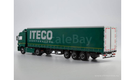 КАМАЗ-5490 с полуприцепом НЕФАЗ-93341, масштабная модель, ПАО КАМАЗ, 1:43, 1/43