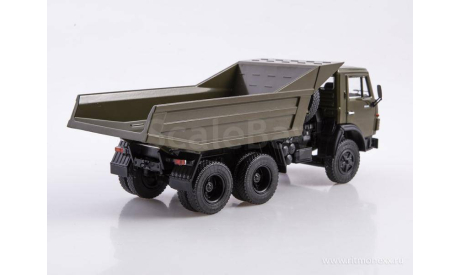 КАМАЗ-5511 самосвал темно-зеленый, масштабная модель, ПАО КАМАЗ, 1:43, 1/43