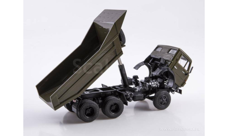КАМАЗ-5511 самосвал темно-зеленый, масштабная модель, ПАО КАМАЗ, 1:43, 1/43