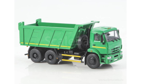 КАМАЗ-6520 Рестайлинг зеленый, масштабная модель, ПАО КАМАЗ, scale43
