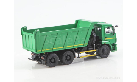 КАМАЗ-6520 Рестайлинг зеленый, масштабная модель, ПАО КАМАЗ, scale43