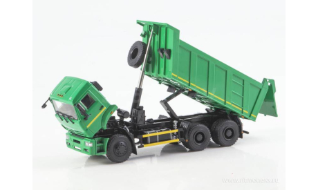 КАМАЗ-6520 Рестайлинг зеленый, масштабная модель, ПАО КАМАЗ, scale43
