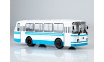 Автобус ЛАЗ-695Н бело-синий, масштабная модель, Наши Автобусы (MODIMIO), scale43