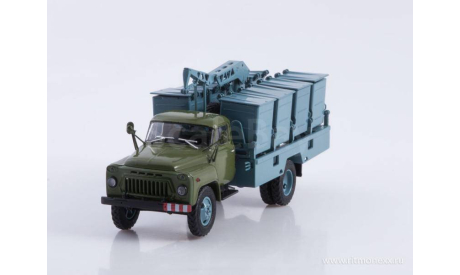 Контейнерный мусоровоз M-30 (53), масштабная модель, Горький, Автоистория (АИСТ), 1:43, 1/43