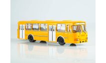 Автобус ЛиАЗ-677м жёлтый, масштабная модель, ЛАЗ, Наши Автобусы (MODIMIO), 1:43, 1/43