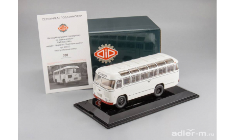 Автобус ПАЗ-652Б белый DIP, масштабная модель, DiP Models, 1:43, 1/43