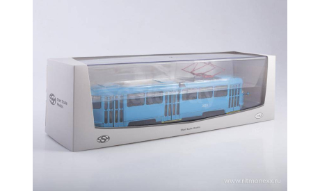 Трамвай Tatra-T3SU синий, масштабная модель, Start Scale Models (SSM), 1:43, 1/43