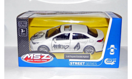 Toyota Corolla Hybrid, масштабная модель, MSZ, scale43