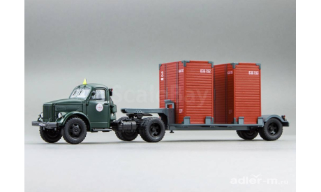 ГАЗ 51П Контейнеровоз + прицеп Т-213 Dip Models, масштабная модель, scale43