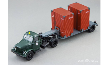 ГАЗ 51П Контейнеровоз + прицеп Т-213 Dip Models, масштабная модель, scale43