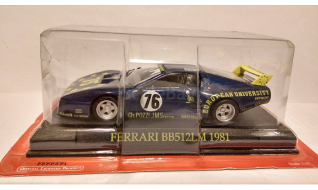 Ferrari BB 512 LM 1981, журнальная серия Ferrari Collection (GeFabbri), 1:43, 1/43, Ferrari Collection (Ge Fabbri)