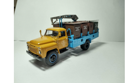 М 30 (ГАЗ-53) контейнерный мусоровоз, масштабная модель, 1:43, 1/43