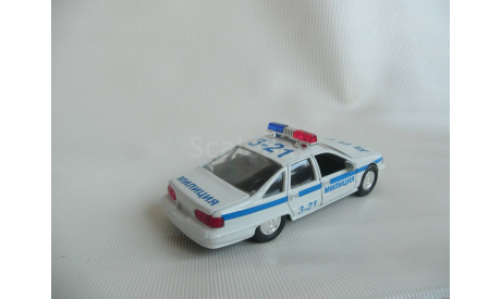 1:43 Chevrolet Caprice, Милиция ДПС, масштабная модель, Welly, scale43