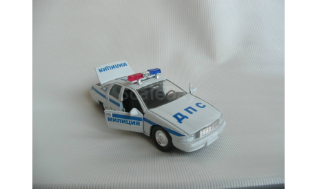 1:43 Chevrolet Caprice, Милиция ДПС, масштабная модель, Welly, scale43