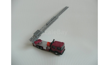 1:160 Scania пожарная автолестница, масштабная модель, DM-Toys, scale160