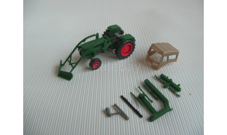 1:87 Deutz D 62 06 с снегоуборочным плугом, Preizer, масштабная модель трактора, scale87, Deutz-Allis