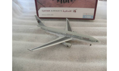 1:500  Airbus A330-200 Qatar Airways, Herpa, масштабные модели авиации, scale500