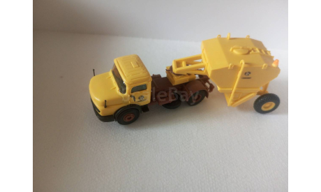 1:87 Mercedes с цементо-распределителем, собран из кита Kibri, масштабная модель, Mercedes-Benz, scale87