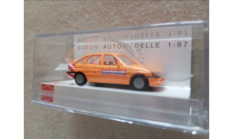 1:87 Ford Escort, дорожная служба, Busch. Германия, масштабная модель, scale87