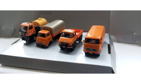 1:87, Набор коммунальных автомобилей Mercedes Benz,  Schuco, масштабная модель, Mercedes-Benz, scale87
