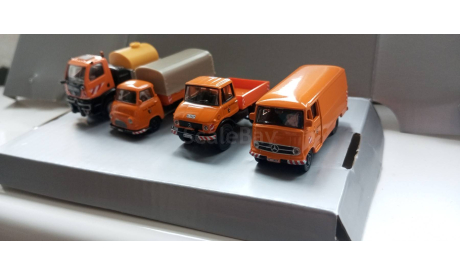 1:87, Набор коммунальных автомобилей Mercedes Benz,  Schuco, масштабная модель, Mercedes-Benz, scale87