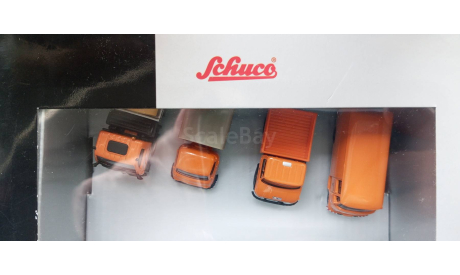 1:87, Набор коммунальных автомобилей Mercedes Benz,  Schuco, масштабная модель, Mercedes-Benz, scale87